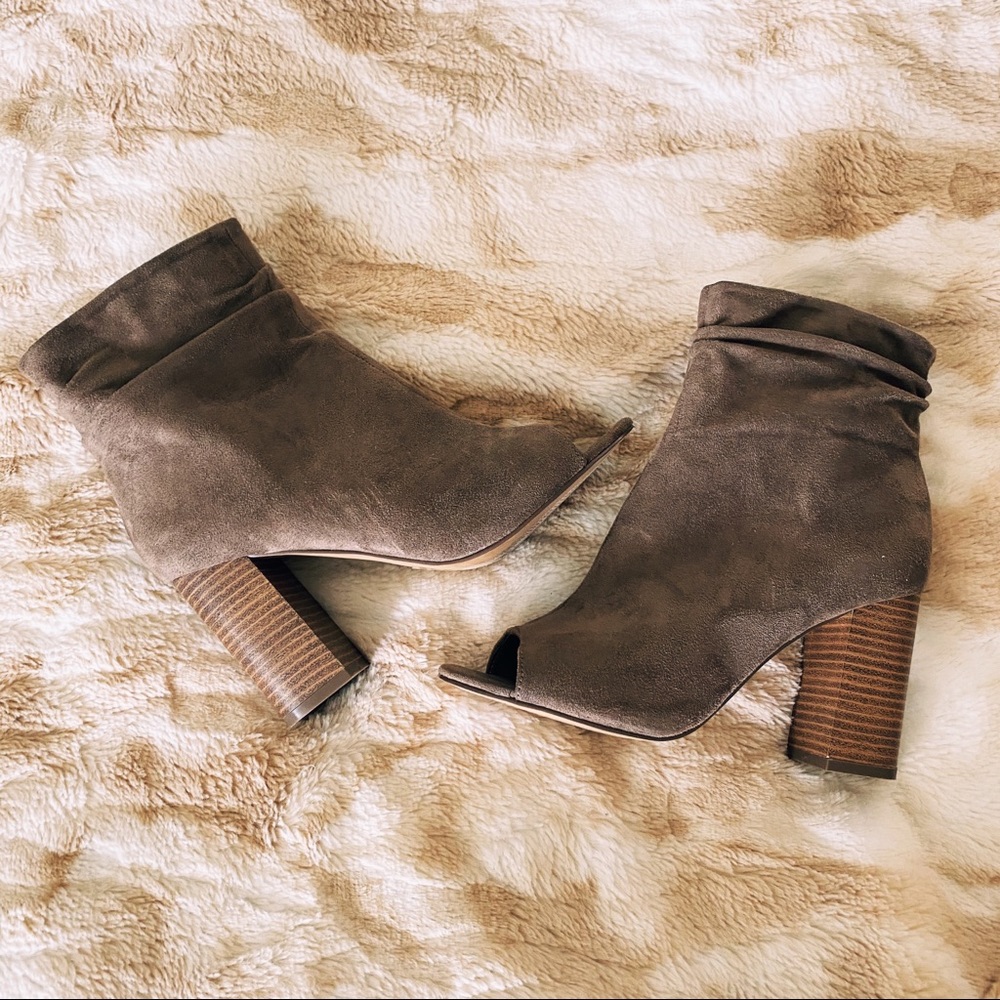 Peep Toe Booties